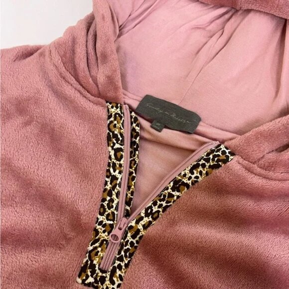 Anthropologie Sunday in Brooklyn Kelyn hooded pullover fleece XS - Picture 1 of 8